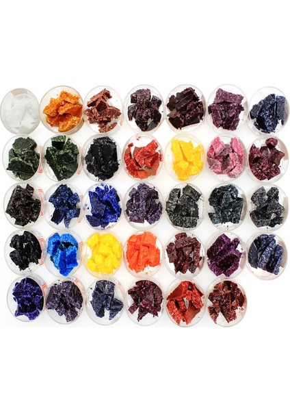 Kırmızı Stil 5gbag 34 Renkler Mum Boya Çok Renkli Gevreği Parafin Soya Craft Için Balmumu Rengi Dıy Mum Yapımı Malzemeleri Balmumu Boya (Yurt Dışından) indirimleri