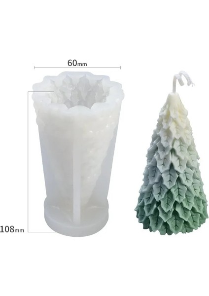 C Stili 3D Noel Ağacı Silikon Kalıp Dıy Çam Sedir Aromatik Mum Yapımı Reçine Sabun Kalıp Yılbaşı Hediyeleri Zanaat Malzemeleri Ev Dekor (Yurt Dışından)