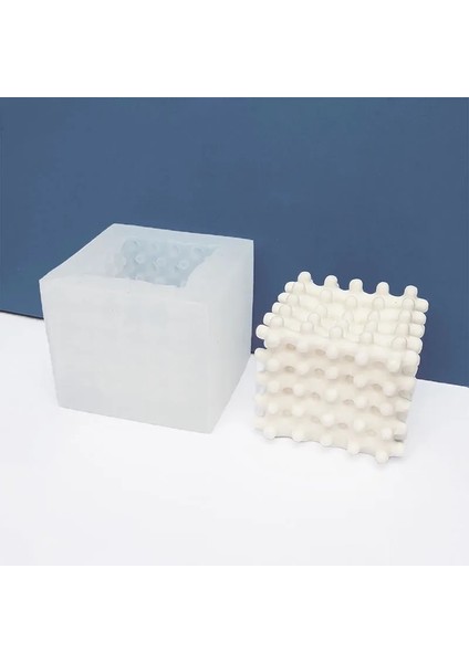 No.4 Tarzı Quare Petek Desen Mum Kalıbı El Yapımı Kokulu Mum Diy Sanat Mum Silikon Kalıp Alçı Sabun Kalıpları (Yurt Dışından) fiyatları