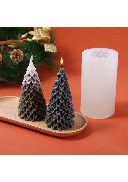 Etiketler Zil Stili Noel Ağacı Mum Kalıpları Epoksi Reçine Döküm Kalıpları Çam Ağacı Silikon Mum Yapımı Dıy Festivali El Sanatları Ev Dekorasyonu Yapımı (Yurt Dışından)