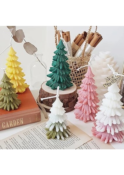 Etiketler Zil Stili Noel Ağacı Mum Kalıpları Epoksi Reçine Döküm Kalıpları Çam Ağacı Silikon Mum Yapımı Dıy Festivali El Sanatları Ev Dekorasyonu Yapımı (Yurt Dışından)