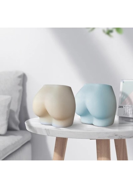 Büyük Bir Stil Büyük Popo Silikon Mum Kalıp Sanatsal Insan Vücudu Reçine Epoksi Kalıpları Mum Yapımı Için Mum Kalıp Ev Dekorasyon Aksesuarları (Yurt Dışından)