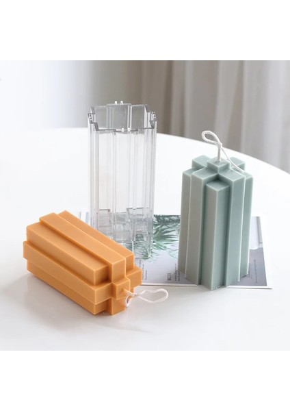 E Stili Çapraz Şekil Mum Kalıbı Dıy Geometrik Yapı Taşı Şekilli Plastik Kokulu Mum Kalıbı Sabun Kalıbı Akrilik Yaratıcı Mum Kalıbı (Yurt Dışından) modelleri