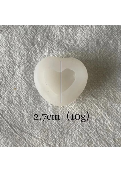 1 Inç Tarzı 3D Mum Kalıpları Aşk Kalp Tasarım Silikon Kalıp Araba Kolye Alçı Alçı Mum Kalıpları Sabun Yapımı (Yurt Dışından)