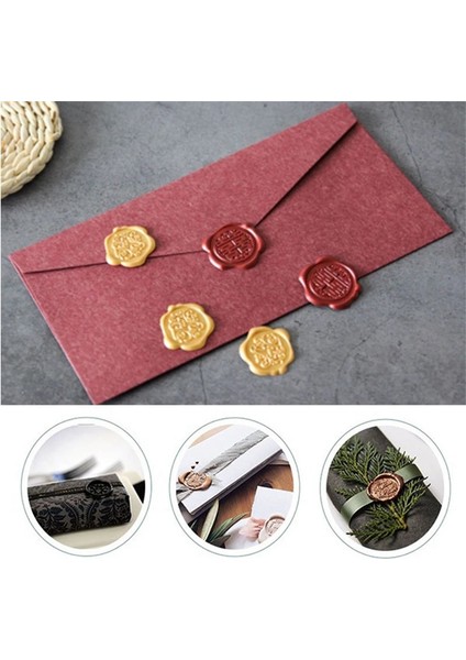 No.19 Tarzı Mum Mühür Çubukları, Posta Mektubu Retro Vintage Mum Mühür Damgası Için Fitil ile Antika Sızdırmazlık Mum Çubukları (Yurt Dışından)