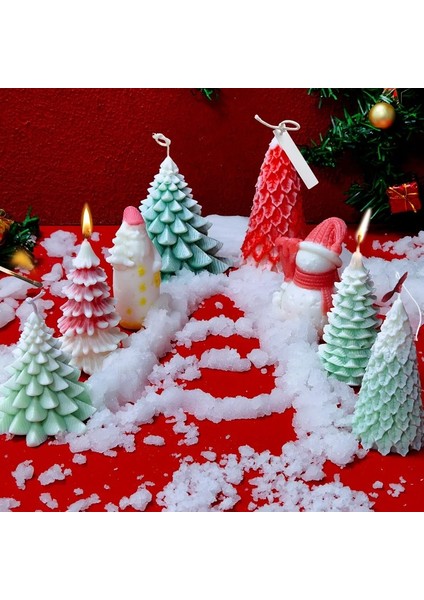 F Stili Büyük Noel Kokulu Silikon Mum Kalıp Dıy Yeni Santa Noel Ağacı Alçı El Yapımı Sabun Kek Çikolata Kalıpları Reçine Yapımı (Yurt Dışından) modelleri