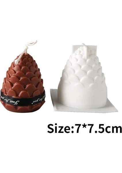 G Tarzı Büyük Noel Ağacı Mum Kalıbı Çam Kozalağı Kalıp Mum Yapımı Kiti Sabun Kalıpları Sabun Yapımı Için Noel Hediyesi Ev Dekorasyonu (Yurt Dışından)