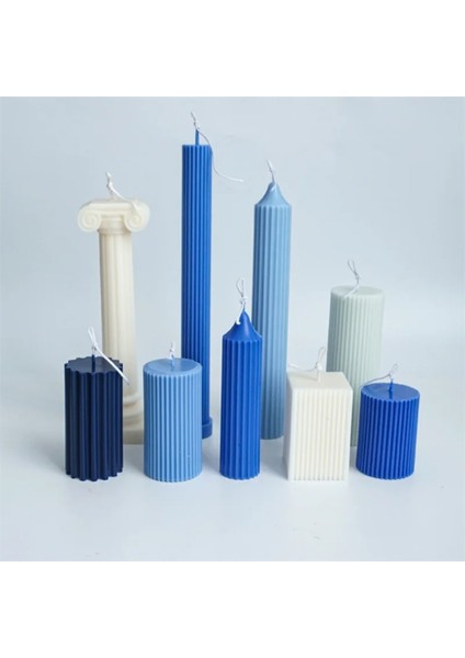 No.12 Tarzı 3D Uzun Kutup Şerit Mum Kalıbı Plastik Dıy El Yapımı Heykel Roma Sütun El Sanatları Mum Yapımı Kalıpları Avrupa Sabun Kalıpları (Yurt Dışından) fırsatları