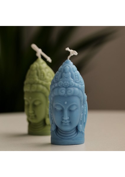 B Tarzı Guanyin Buda Heykeli Mum Silikon Kalıp Dıy Üçyüzlü Buda Mum Yapımı Reçine Sabun Kalıp Hediyeler Zanaat Malzemeleri Ev Dekor (Yurt Dışından)