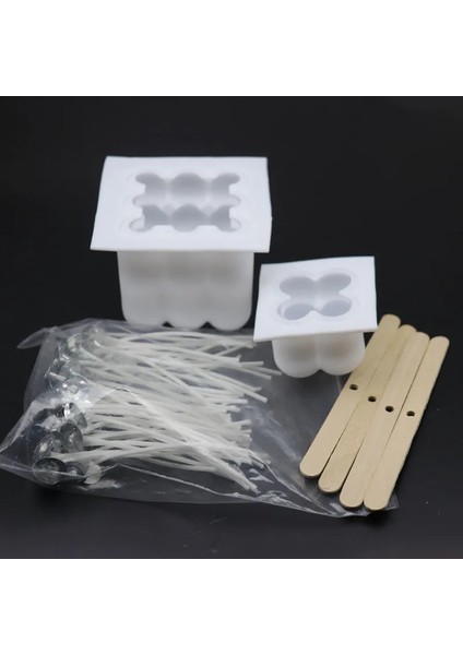 G Tarzı 15 Kavite Silikon Mum Kalıp Kek Fondan 3D Kalıp Dıy Küp Kare Kabarcık Kalıp Mutfak Mutfak Pasta Kek Pişirme Aracı (Yurt Dışından)