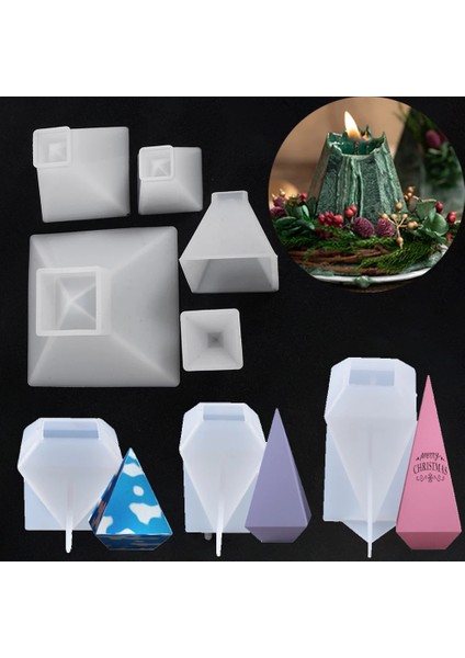 30 mm Stili Koni Mum Kalıbı Uv Reçine Piramit El Sanatları Silikon Kalıp Dıy El Yapımı Aromaterapi Mum Soya Balmumu Kalıpları Malzemeleri Ev Dekorasyonu (Yurt Dışından) fiyatları