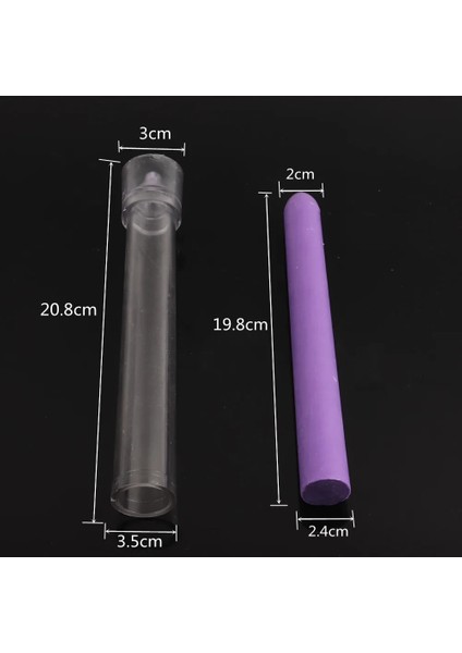 2.4X19.8CM Stili 1 Adet Dıy Uzun Kutuplu Mum Yapımı Uzun Çubuk Akrilik Mum Kalıbı Silindirik Çubuk Kalıp Dıy Craft Yapımı Model Craft (Yurt Dışından)