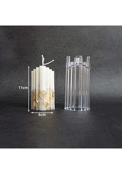 Trapez Buzdağı Stili Geometrik Mum Silikon Kalıp Diy Aroma Alçı Alçı Kalıp El Yapımı Difüzör Taş Sabun Yapımı Kil Balmumu El Sanatları Ev Süsleme (Yurt Dışından)