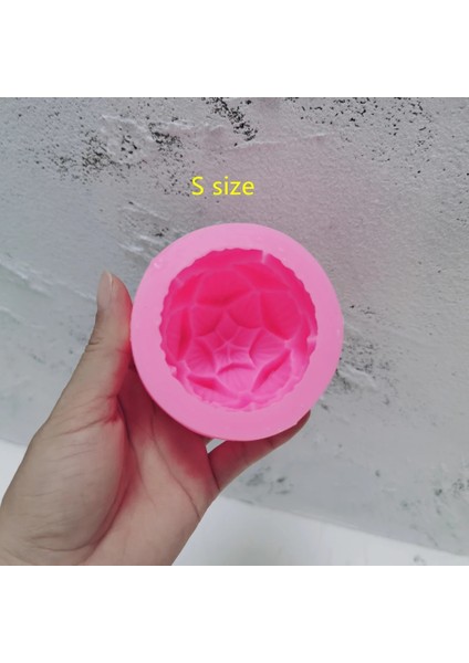S-- Lotus Çiçeği Stili 12CM Büyük Boy Lotus Bloom Çiçek Mumlar Kalıp Oyma Lotus Çiçeği Silikon Mum Kalıpları Ev Dekoratif Için (Yurt Dışından)