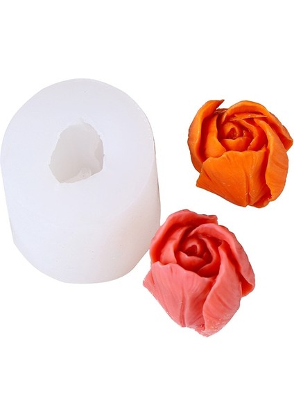 M Tarzı 3D Lale Mum Kalıbı El Yapımı Dıy Çiçek Sabunu Silikon Kalıp Çikolatalı Kek Kalıbı Silikon Kalıp Sabun Formları Sabun Yapımı Malzemeleri (Yurt Dışından)