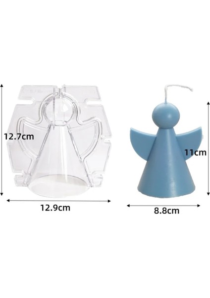 B Tarzı Noel Mum Kalıp Çok Tarzı Büyük Dıy Santa Noel Ağacı Alçı El Yapımı Sabun Silikon Akrilik Kalıplar Ev Dekorasyonu Hediyeler (Yurt Dışından)