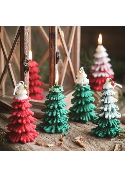 B Tarzı Noel Mum Kalıp Çok Tarzı Büyük Dıy Santa Noel Ağacı Alçı El Yapımı Sabun Silikon Akrilik Kalıplar Ev Dekorasyonu Hediyeler (Yurt Dışından) indirimleri