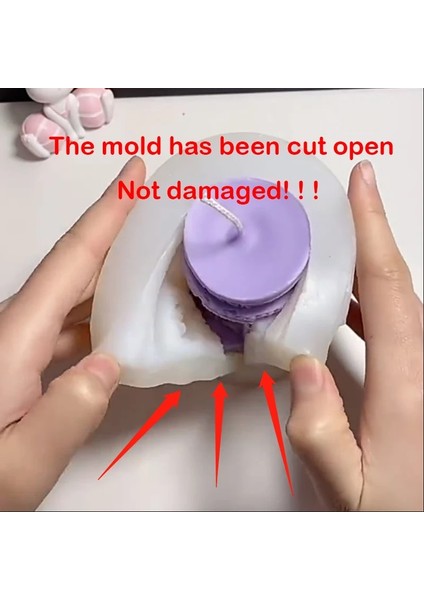 B Tarzı Atlıkarınca Şekilli Silikon Mum Kalıbı, Mum Yapımı Dıy Alçı El Sanatları Kalıp Reçine Kalıpları Fondan Kek Sabun Kalıbı Hediye Ev Dekorasyonu (Yurt Dışından) modelleri