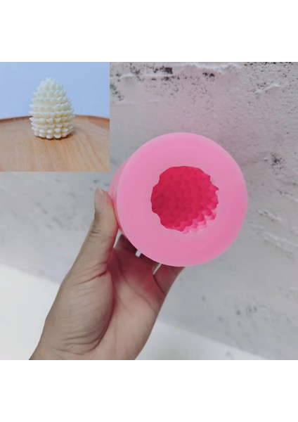 Çam Kozalağı Tasarım Stili 12CM Büyük Boy Lotus Bloom Çiçek Mumlar Kalıp Oyma Lotus Çiçeği Silikon Mum Kalıpları Ev Dekoratif Için (Yurt Dışından)