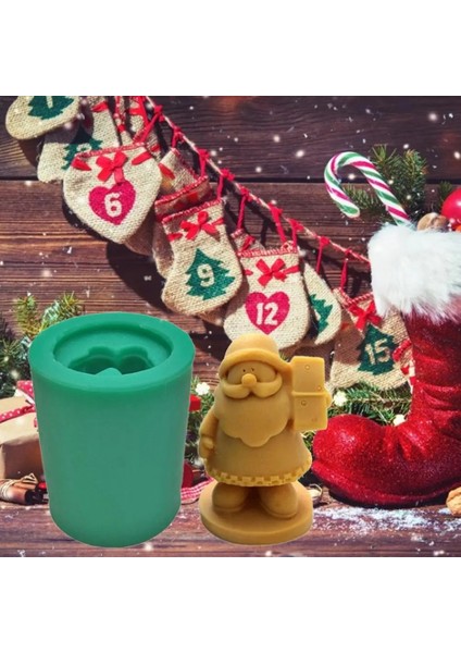 Açık Gri Tarzı Noel Noel Baba Reçine Kalıp 3D Noel Baba Silikon Kalıp Kristal Epoksi Reçine Kalıp Dıy Heykelcik El Sanatları Hediye Yapmak Için Kullanılan (Yurt Dışından)