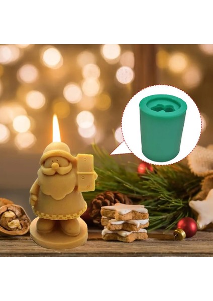Açık Gri Tarzı Noel Noel Baba Reçine Kalıp 3D Noel Baba Silikon Kalıp Kristal Epoksi Reçine Kalıp Dıy Heykelcik El Sanatları Hediye Yapmak Için Kullanılan (Yurt Dışından)