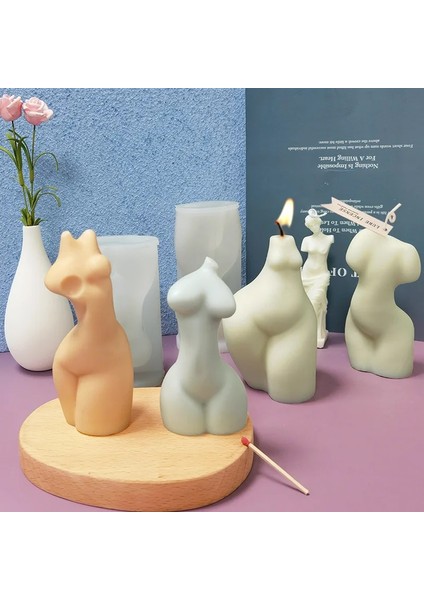 E Stili Yeni Büyük Insan Vücudu Mum Kalıp Kadın Silikon Kalıp Dıy Buz Küpü Alçı Sabun Kalıpları Mum Yapımı Kiti Ev Dekorasyon Hediyeleri (Yurt Dışından) modelleri