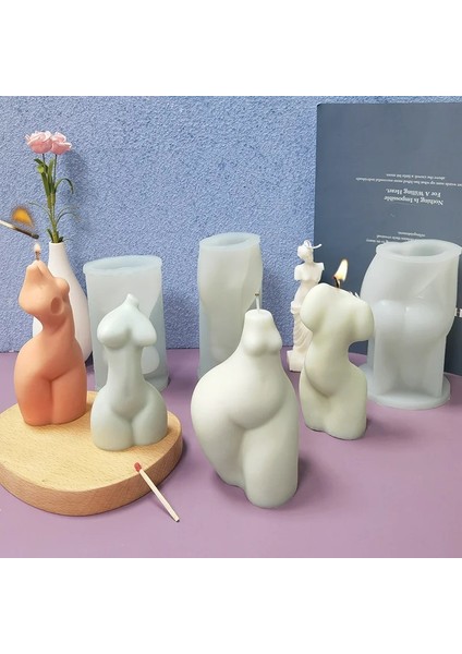 E Stili Yeni Büyük Insan Vücudu Mum Kalıp Kadın Silikon Kalıp Dıy Buz Küpü Alçı Sabun Kalıpları Mum Yapımı Kiti Ev Dekorasyon Hediyeleri (Yurt Dışından) fırsatları
