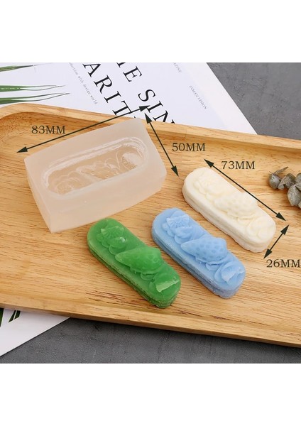 Altın Tarzı Simüle Ekmek Silikon Mum Kalıpları Aromaterapi Kil Mum Kalıp Çikolata Alçı Mum Sabun Şeker Kalıp Mutfak Fırında (Yurt Dışından)