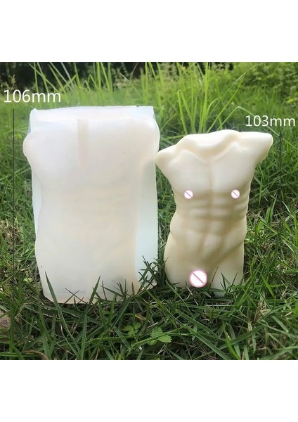 9.5cm-17 Tarzı cm Büyük Boy Insan Vücudu Mum Silikon Kalıp Dıy Kokulu Mum Sabun Yapımı Aracı Mum Kalıpları Ev Dekorasyon Malzemeleri (Yurt Dışından)