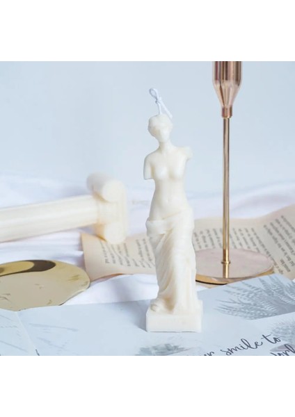 Kalın Tip Kalıp Stili Sanat Vücut Mum Kalıp Kadın Mum Silikon Kalıp Koku Insan Şekilli Venüs Tanrıça Mum Yapımı Balmumu Alçı Kalıp El Yapımı (Yurt Dışından) modelleri