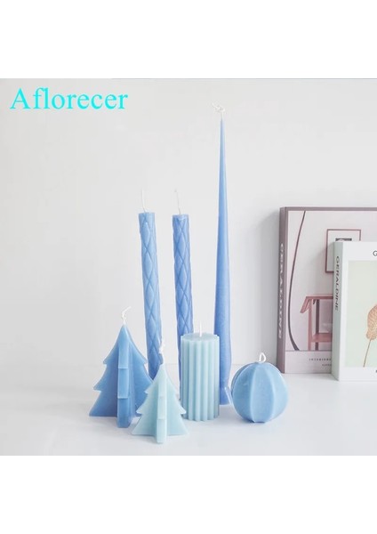 Çap 8.4cm Tarzı Akrilik Mum Kalıbı Dıy Craft Noel Ağacı Plastik Kalıp Ayağı Mum Kalıpları Yapma Kilise Top De Avrupa Tarzı Mum Kalıpları (Yurt Dışından)