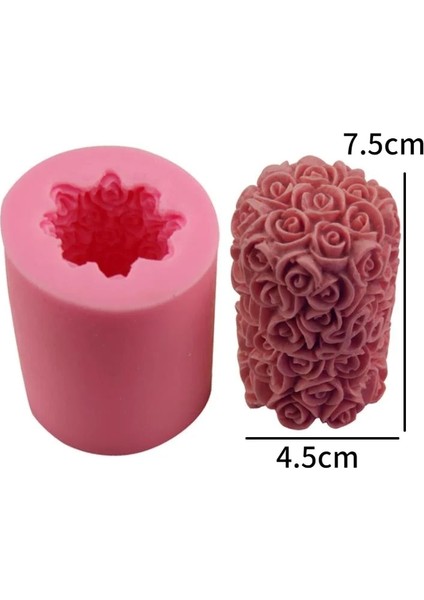 Kalıp-A Tarzı 3D Gül Çiçek Silikon Mum Kalıbı Dıy Alçı Kalıp Sabun Şekli Silikon Kalıp Mum Kalıpları Mum Yapımı Için Mum Kalıpları (Yurt Dışından)