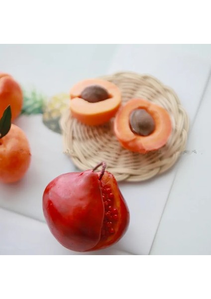 Açık Yeşil Tarzı Mum Yapımı Kalıp 3D Kayısı Meyve Mum Silikon Kalıp Formu El Yapımı Reçine Kil El Sanatları Kek Dekorasyon Araçları Alçı El Sanatları (Yurt Dışından) indirimleri