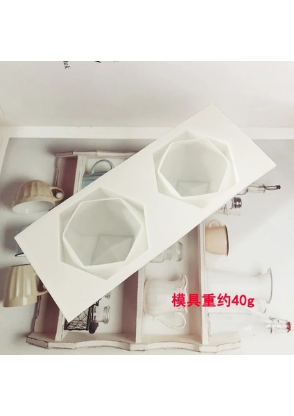 No.2 Tarzı Çok Taraflı Elmas Küp Mum Kalıbı Kokulu Mum Kalıbı El Yapımı Yapımı Aromaterapi Alçı Kalıpları Plastik Tarak Sabun Kalıbı (Yurt Dışından)