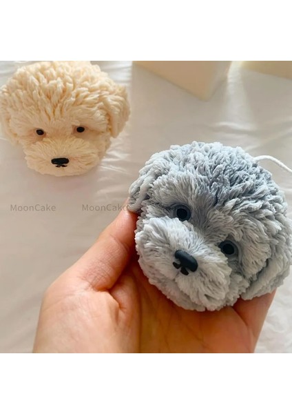 D-05 Şekillendirme Teddy Köpek Kafası Silikon Mum Kalıp Dıy Aromaterapi Formu Alçı Kalıpları El Yapımı Mum Alçı Reçine El Sanatları Ev Dekorasyonu (Yurt Dışından) fırsatları