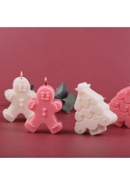 B Tarzı 3D Noel Ağacı Silikon Mum Kalıbı Kardan Adam Sabun Kalıpları Reocolate Pişirme Kalıp Mum Yapma Kiti Ev Süslemeleri Hediyeler (Yurt Dışından) fiyatları