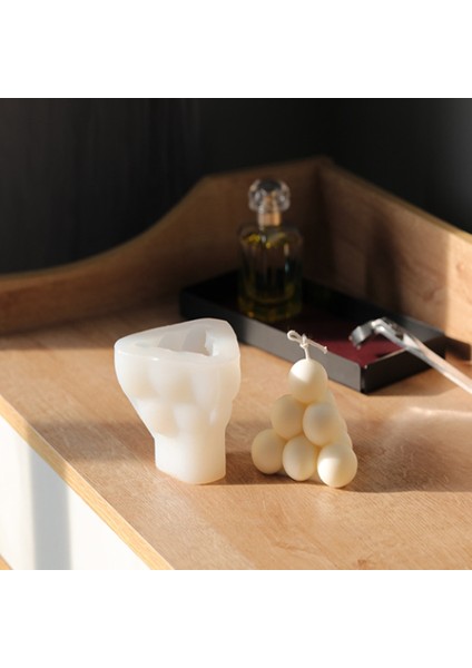 Çan Tarzı 3D Ins Düzensiz Silikon Mum Kalıbı Aromaterapi Kalıp Dıy El Yapımı Reçine Moule Bougie Glacon Moldes De Silicona Velas Forma (Yurt Dışından)