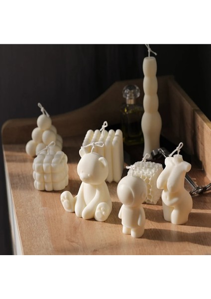 Çan Tarzı 3D Ins Düzensiz Silikon Mum Kalıbı Aromaterapi Kalıp Dıy El Yapımı Reçine Moule Bougie Glacon Moldes De Silicona Velas Forma (Yurt Dışından)
