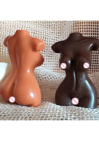 H01 Stili Vücut Mum Kalıbı Dolgun Kadın Gövde Sabunu Mum Silikon Kalıp 3D Sanat Vücut Kalıbı (Yurt Dışından)