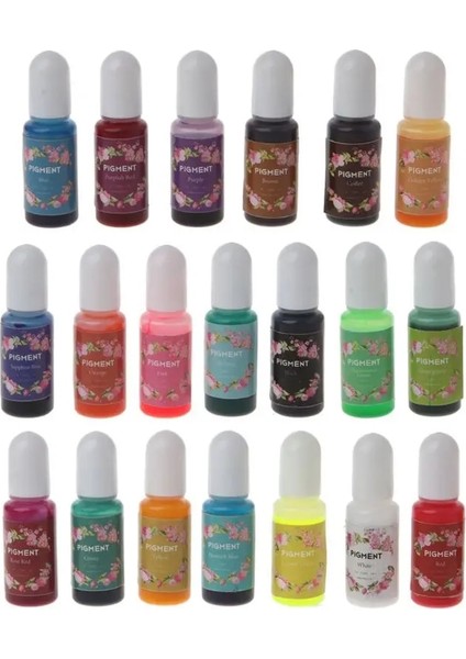 20 Adet Tarzı 20 Colorsset Epoksi Alay Kiti Sıvı Epoksi Uv Reçine Boyama Renklendirici Boya Dıy Takı Yapımı Için El Sanatları Sanat Setleri Dropsh (Yurt Dışından) fırsatları