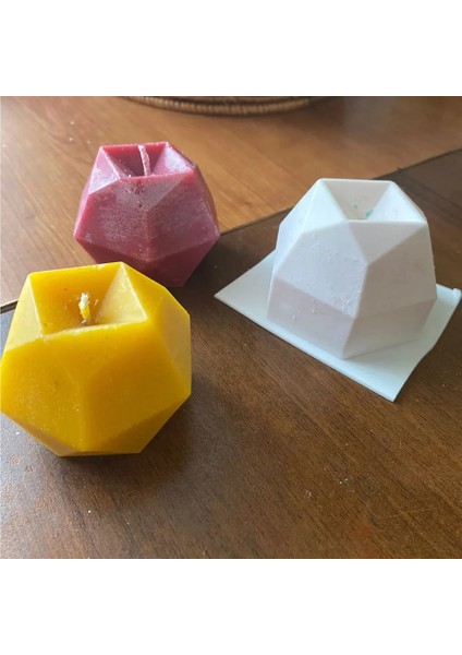 No.2 Tarzı Çok Taraflı Elmas Küp Mum Kalıbı Kokulu Mum Kalıbı El Yapımı Yapımı Aromaterapi Alçı Kalıpları Plastik Tarak Sabun Kalıbı (Yurt Dışından) fırsatları