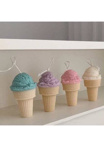 No.2 Tarzı Simülasyon Dondurma Silikon Mum Kalıbı Diy Tatlı Alçı El Sanatları Sabun Yapımı Mousse Çikolata Fırında Kalıp El Yapımı Ev Dekor (Yurt Dışından)