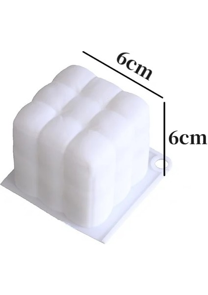 Kalıp-1 Tarzı Kare Tütsü Mum Kalıbı Dıy Tütsü Mum Silikon Kalıp Kalıpları Alçı Aroma Mumlar Için Silikon Kalıp 3D El Yapımı Formu (Yurt Dışından)