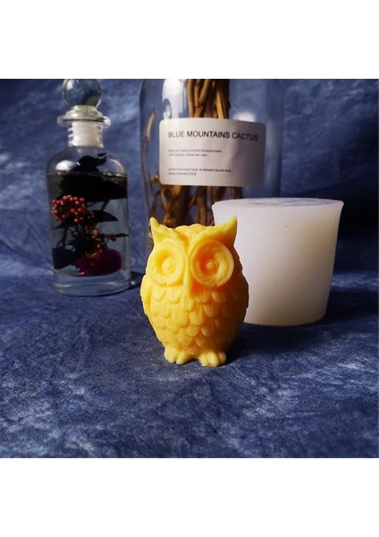 2 Boşluk Stili 3D Baykuş Mum Kalıp Mum Yapımı Için Silikon Kalıp Dıy El Yapımı Reçine Kalıpları Alçı Yapımı Için Aroma Balmumu Sabun Kalıp (Yurt Dışından) modelleri