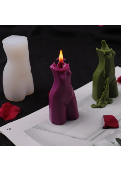 D Stili Mumlar Için Soyut Geometri Formu Araçlar Figürler El Sanatları 3D Insan Vücudu Reçine Epoksi Kalıp Erkek Kadın Şekli Sabun Dıy Yapma Kalıp (Yurt Dışından)
