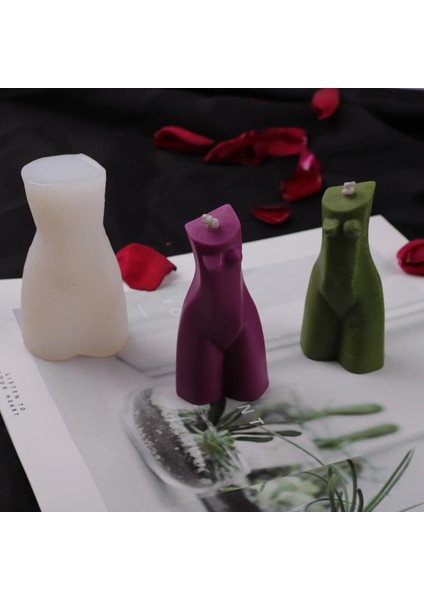 D Stili Mumlar Için Soyut Geometri Formu Araçlar Figürler El Sanatları 3D Insan Vücudu Reçine Epoksi Kalıp Erkek Kadın Şekli Sabun Dıy Yapma Kalıp (Yurt Dışından)