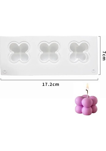 Açık Sarı Stil 12 Kavite Silikon Mum Alçı Kalıp 3D Küp Kare Kabarcık Dıy Yapışmaz Mutfak Tatlı Kek Tepsisi Fırın Güvenli Kek Kalıpları (Yurt Dışından)