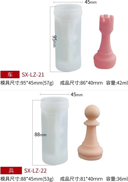 Kalıp-Kral Tarzı Satranç Altı Parçalı Set Aroma Mum Kalıbı Silikon Kalıpları Silikon El Sanatları Alçı Mum Yapımı Için Kalıplar Malzemeleri Mumlar Için Balmumu (Yurt Dışından) indirimleri