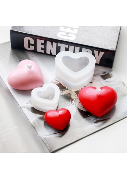 5.5x4.5x2.9cm Stili 3D Aşk Kalp Silikon Kalıp Aroma Alçı Alçı Silikon Kalıp Ev Dekorasyon Noel Partisi Dıy Aşk Kalp Mum Reçine Kalıp (Yurt Dışından) fiyatları