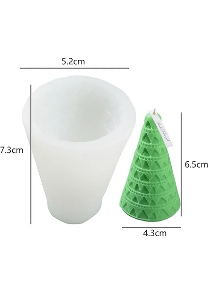 Noel Ağacı 2 Stili Diy Noel Mumlar Silikon Kalıp El Yapımı Aromaterapi Mum Süsler Için El Sanatları Sabun Kalıpları Hediye Mum Yapımı Kalıp (Yurt Dışından)